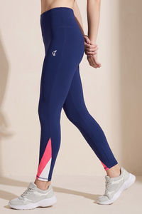 Zelocity Quick Dry Gym Leggings - Medieval Blue — thumbnail 3